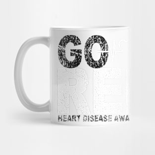 Wear Red Day Go Red Saying Heart Disease Awareness Mug